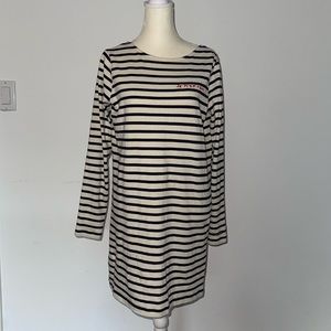 Miu Miu strip back low jersey dress shirt